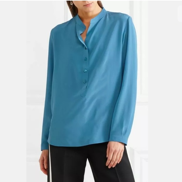 Stella Mccartney Eva Silk Crepe Blouse 